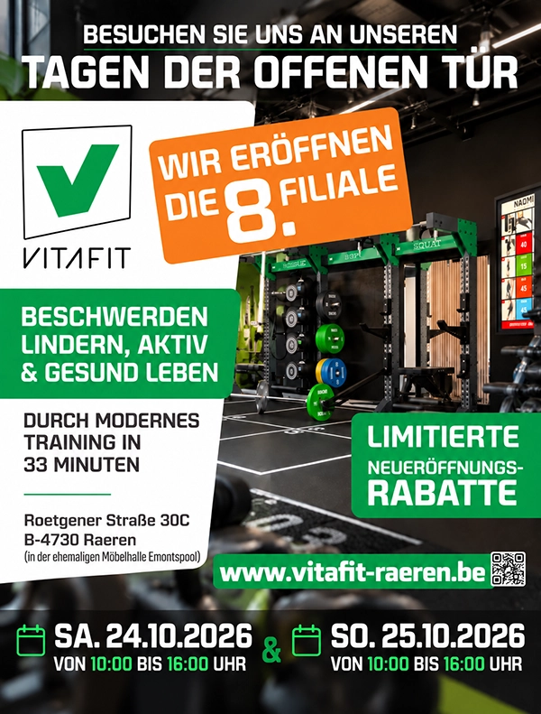 Tag der offenen Tür Vitafit Raeren Banner 1
